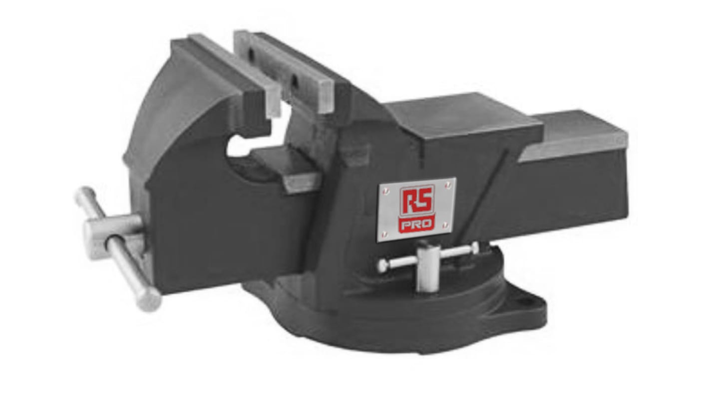 RS PRO Bench Vice x 48mm 104mm x 100mm, 5.88 KGS