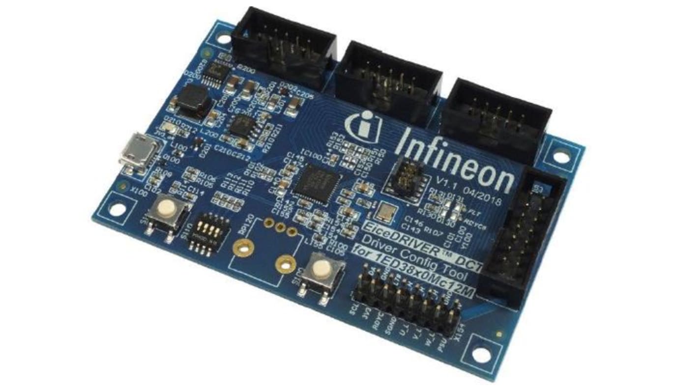 Placa de evaluación Infineon Companion Board - EVAL1ED38X0DCTTOBO1