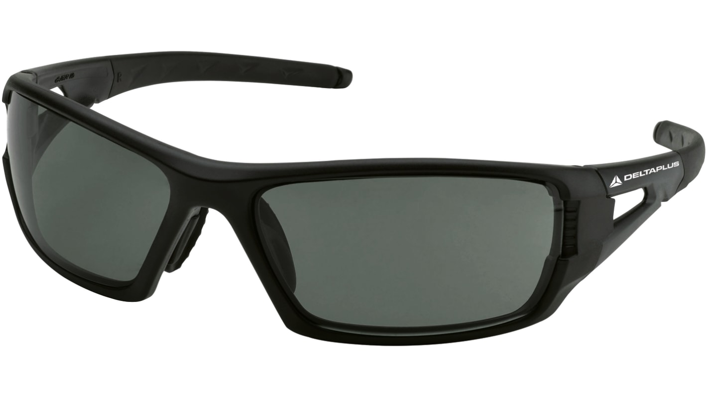 Gafas de seguridad Delta Plus RIMFIRE, color de lente Humo, antirrayaduras