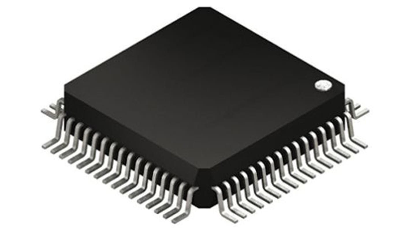 Microcontrolador MCU Renesas Electronics R5F51403ADFM#30, núcleo RX de 32bit, RAM 16 kB, 48MHZ, LFQFP de 64 pines