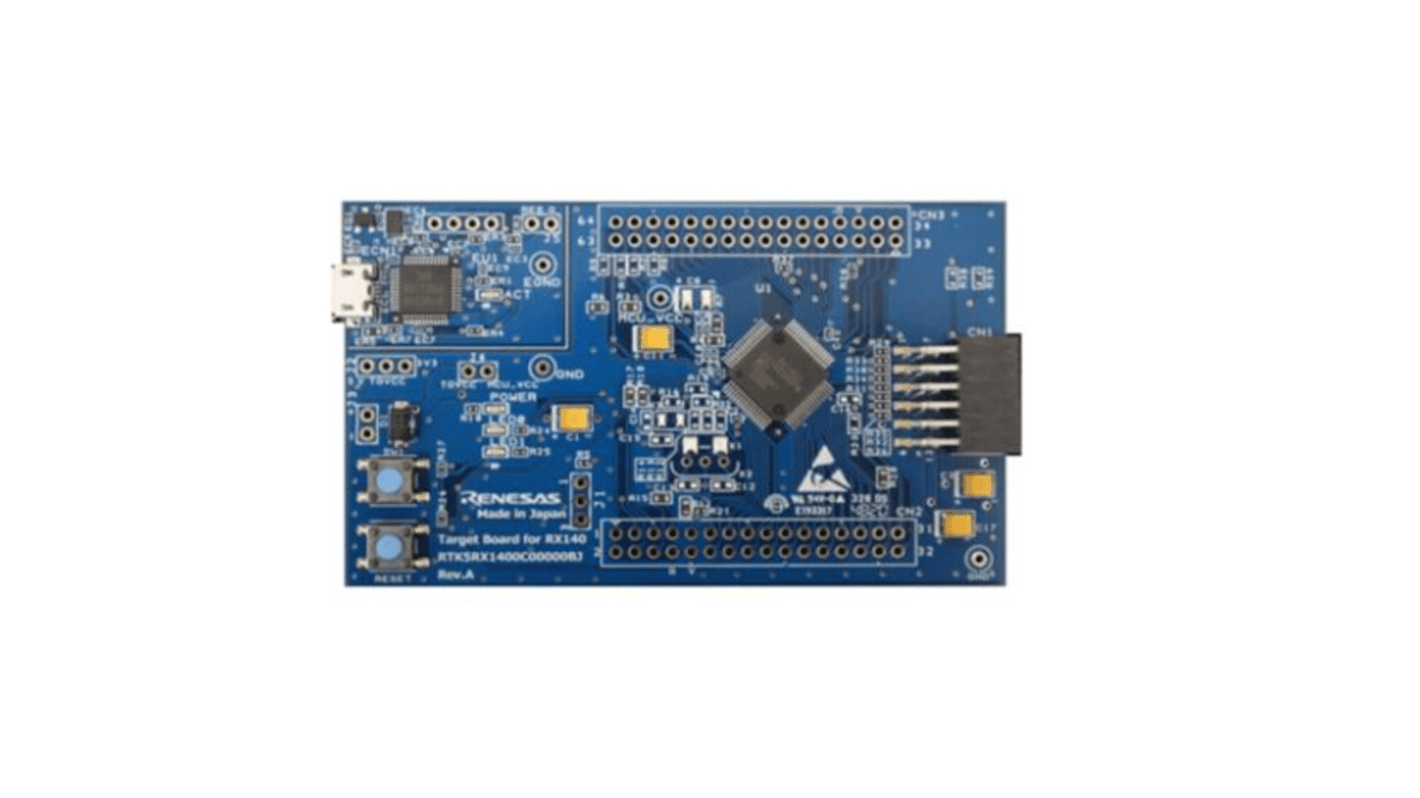 Renesas Electronics Target Board for RX140 32 Bit MCU Target Board RTK5RX1400C00000BJ