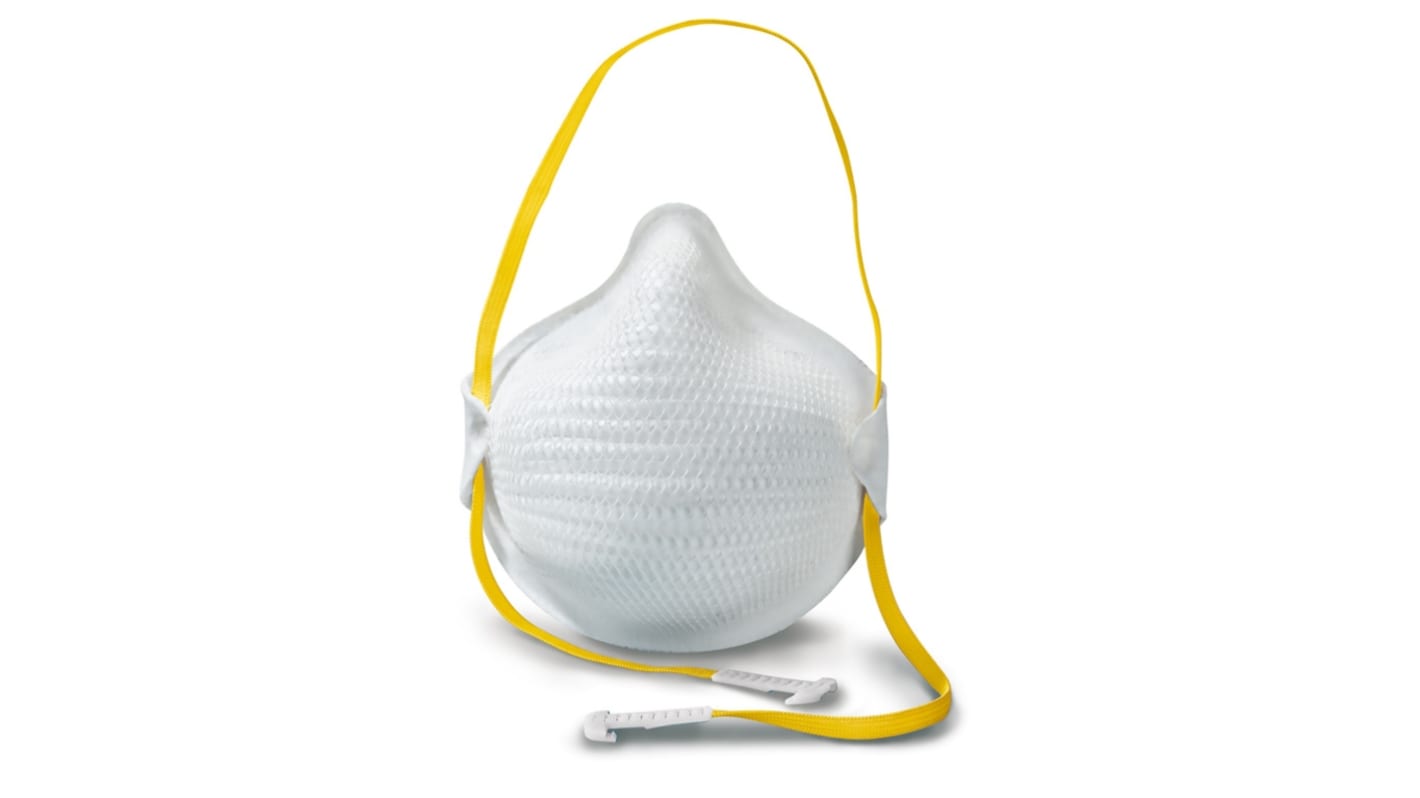 Moldex Air Series Disposable Respirator for General Purpose Protection, FFP3, Valved, Moulded, 10 per Package