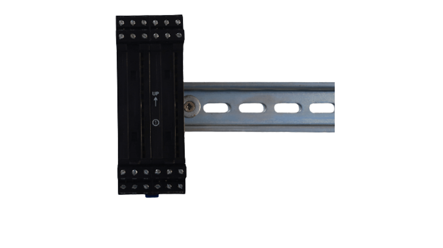 JM CONCEPT Terminal Block, 2-Way, 50mA, 14 AWG Wire, Screw Terminal Termination