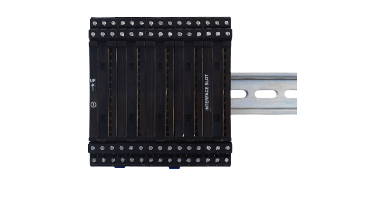 JM CONCEPT Terminal Block, 5-Way, 50mA, 14 AWG Wire, Screw Terminal Termination