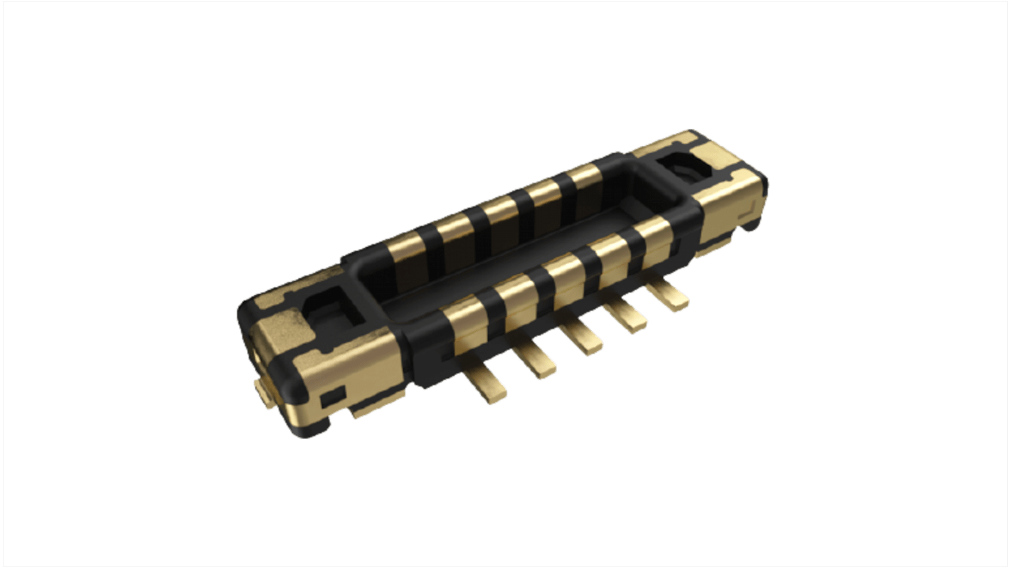 File di contatti PCB Amphenol ICC, 6 vie, 2 file, passo 0.35mm