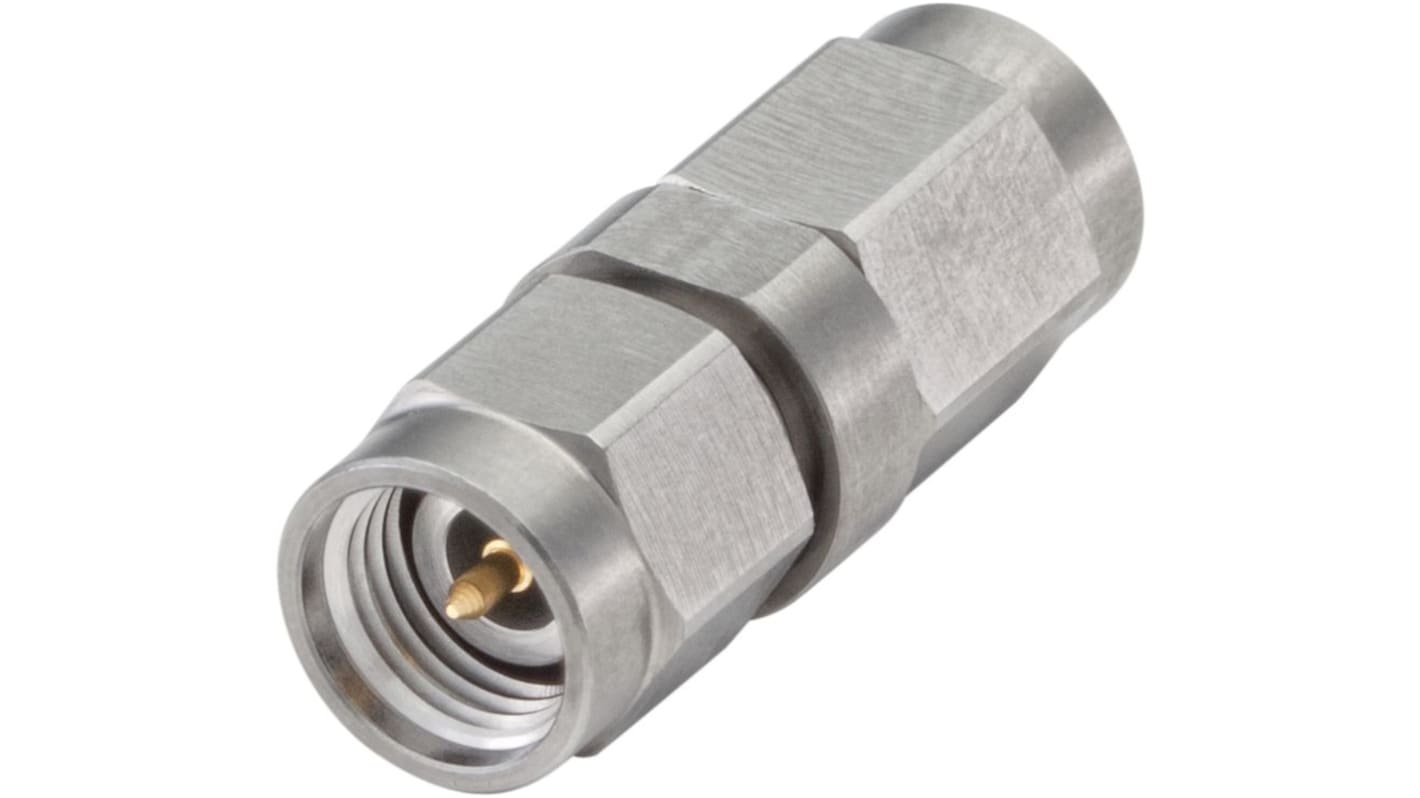 Adaptador Rosenberger 02S108-S00S3 50Ω, Conector Macho Recto a Conector Macho, 40GHz