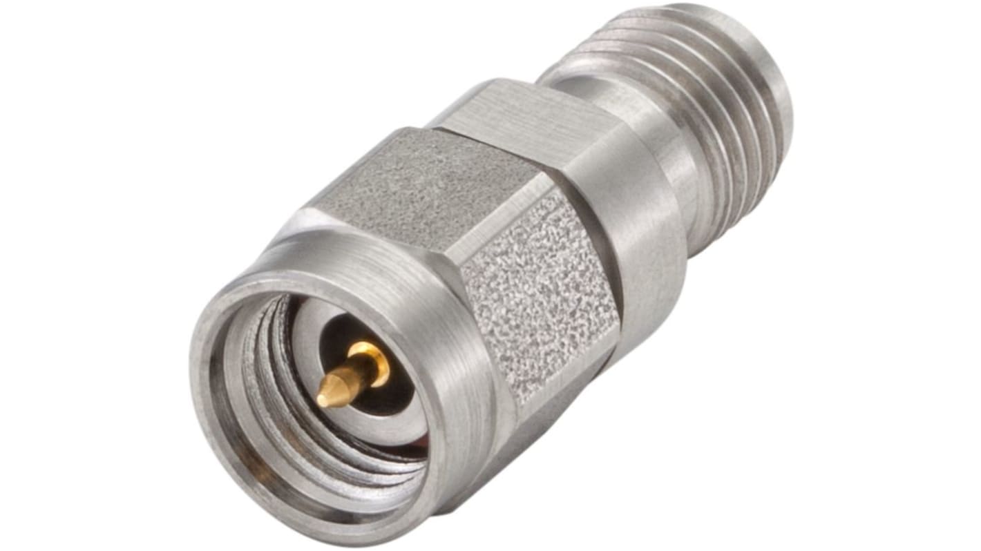 Adaptador Rosenberger 02S121-K00S3 50Ω, Conector Macho Recto a Conector hembra, 40GHz