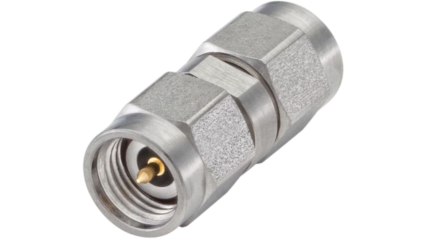 Adaptador Rosenberger 02S121-S00S3 50Ω, Conector Macho Recto a Conector Macho, 40GHz