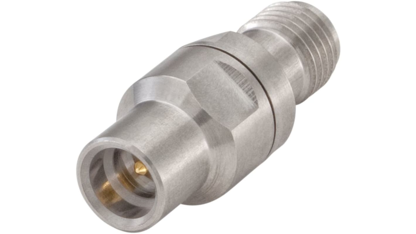 Adaptateur Rosenberger SMA Fiche vers SMA Embase, Droit, 50Ω 10GHz