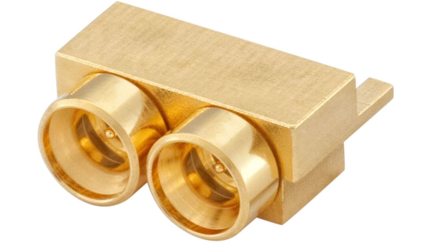 Rosenberger Mini-SMP Stecker SMP-Steckverbinder SMP-Steckverbinder, SMD, Löt-Anschluss, 50Ω, , gewinkelt