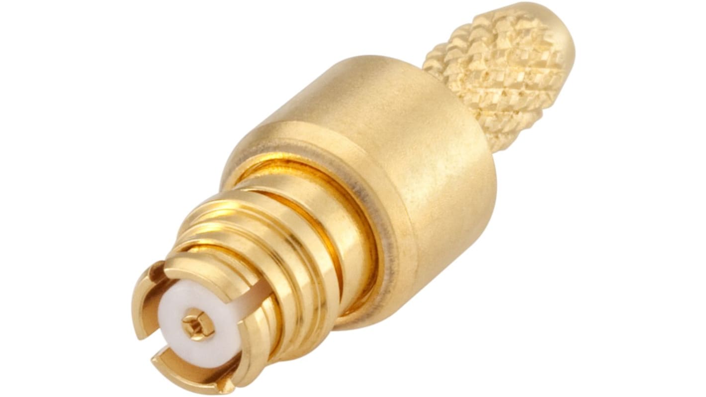 Conector SMP Rosenberger 19K101-103L5, Macho, Recto, Impedancia 50Ω, Montaje de Cable, Terminación de Crimpado, Oro