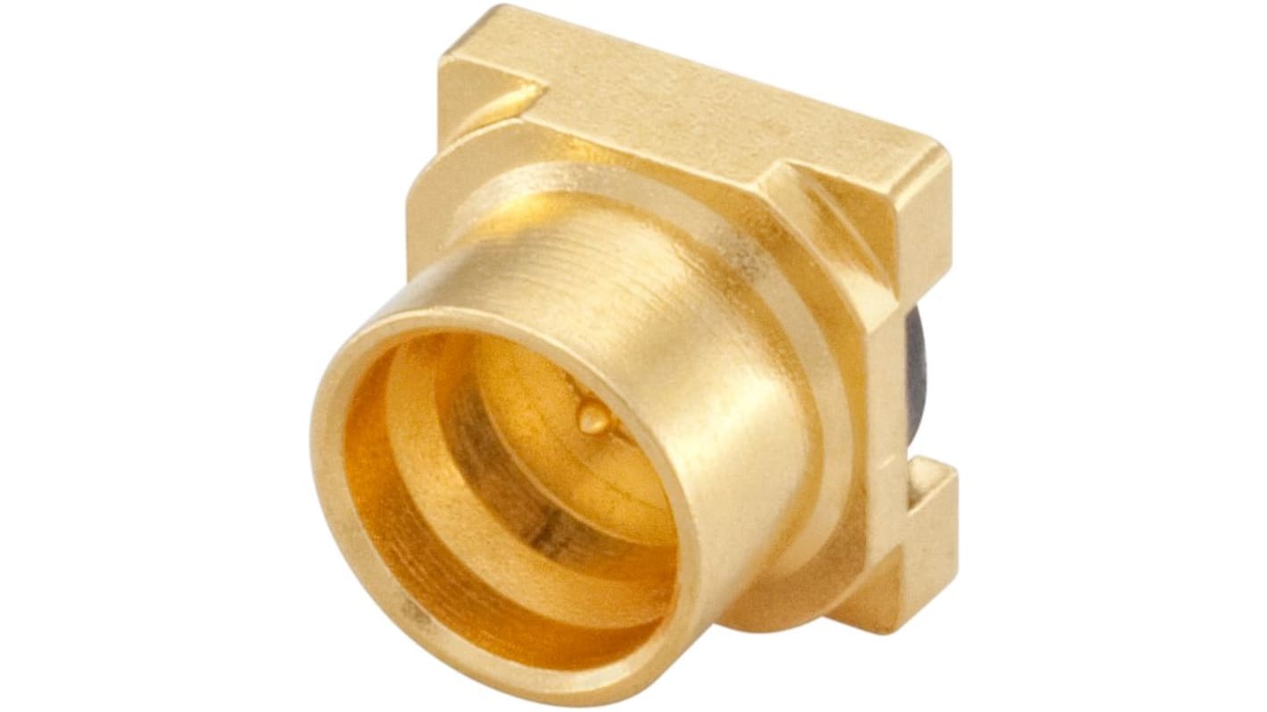 Rosenberger SMA Series, Plug Surface Mount SMA Connector, 50Ω, Solder Termination, Straight Body