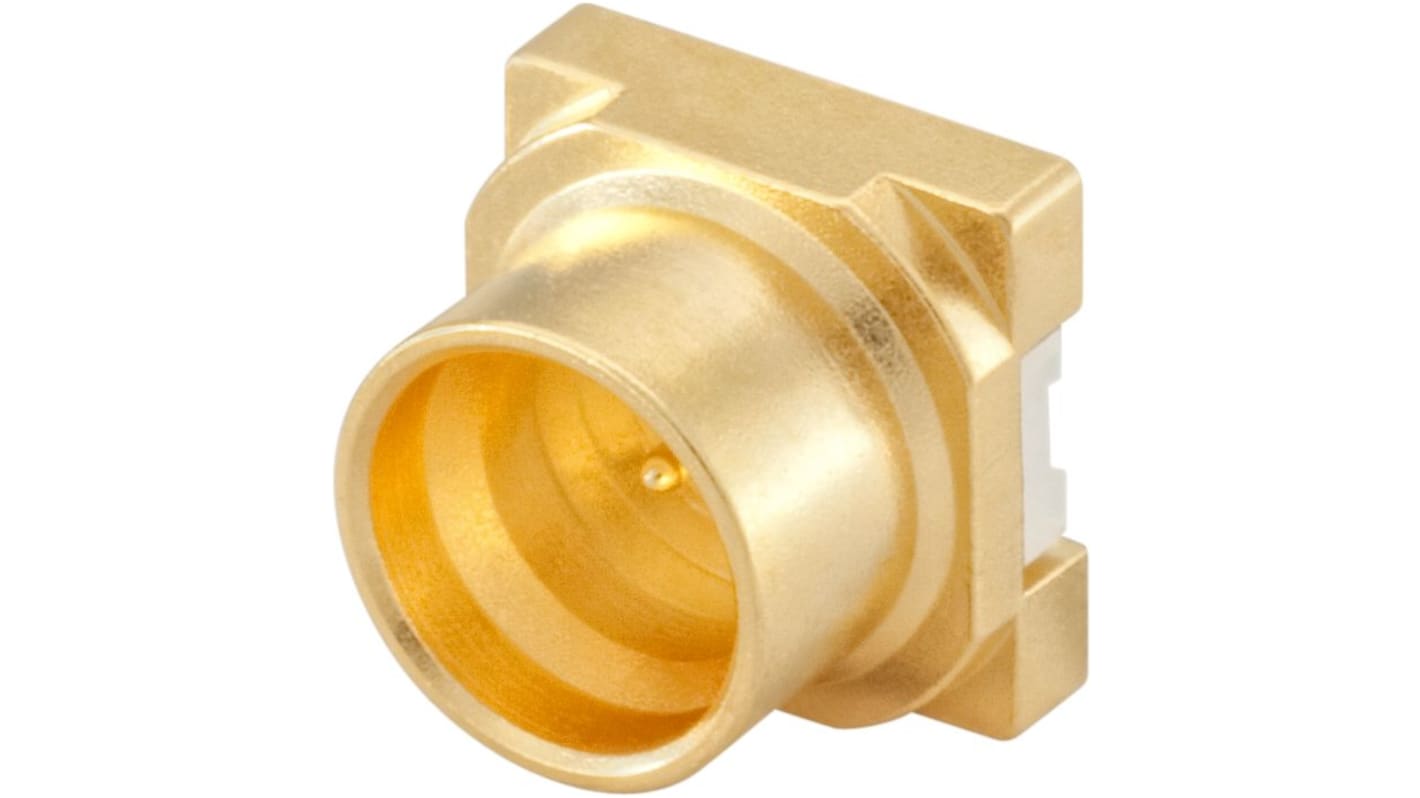 Conector SMA Rosenberger 19S104-40ML5, Macho, Recto, Impedancia 50Ω, Montaje Superficial, Terminación de Soldador, Oro