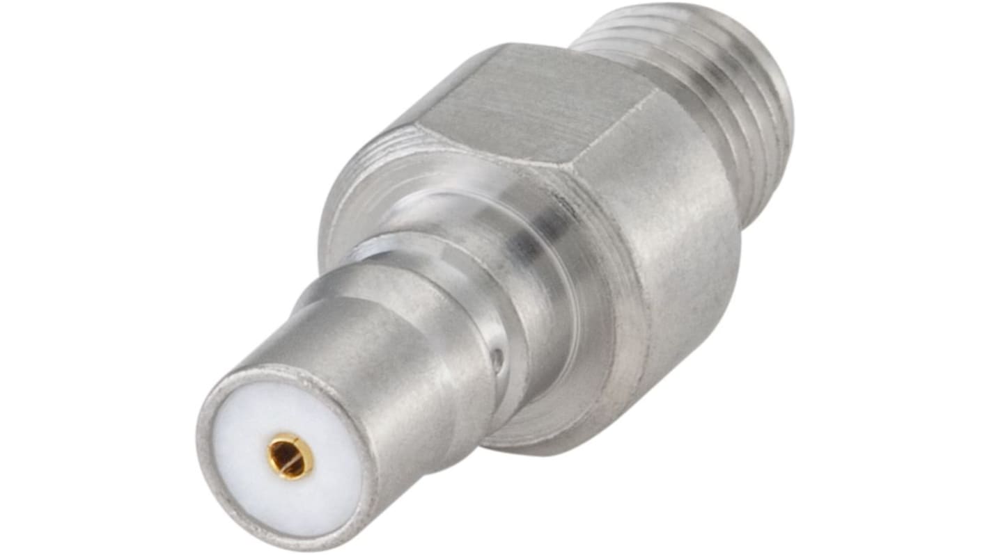 Adaptador Rosenberger 28K132-K00N5 50Ω, Conector hembra Recto QMA a Conector hembra SMA, 18GHz