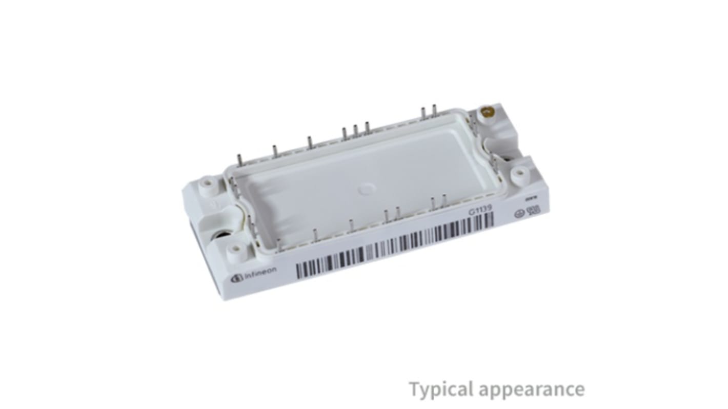 Infineon Nチャンネル IGBT 1200 V 100 A, 31-Pin モジュール 7 3相