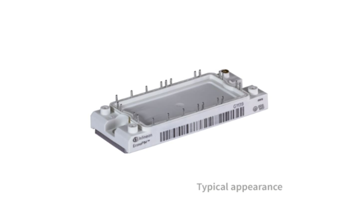 Infineon FP35R12N2T7BPSA1 3 Phase IGBT, 35 A 1200 V, 23-Pin Module, Chassis Mount