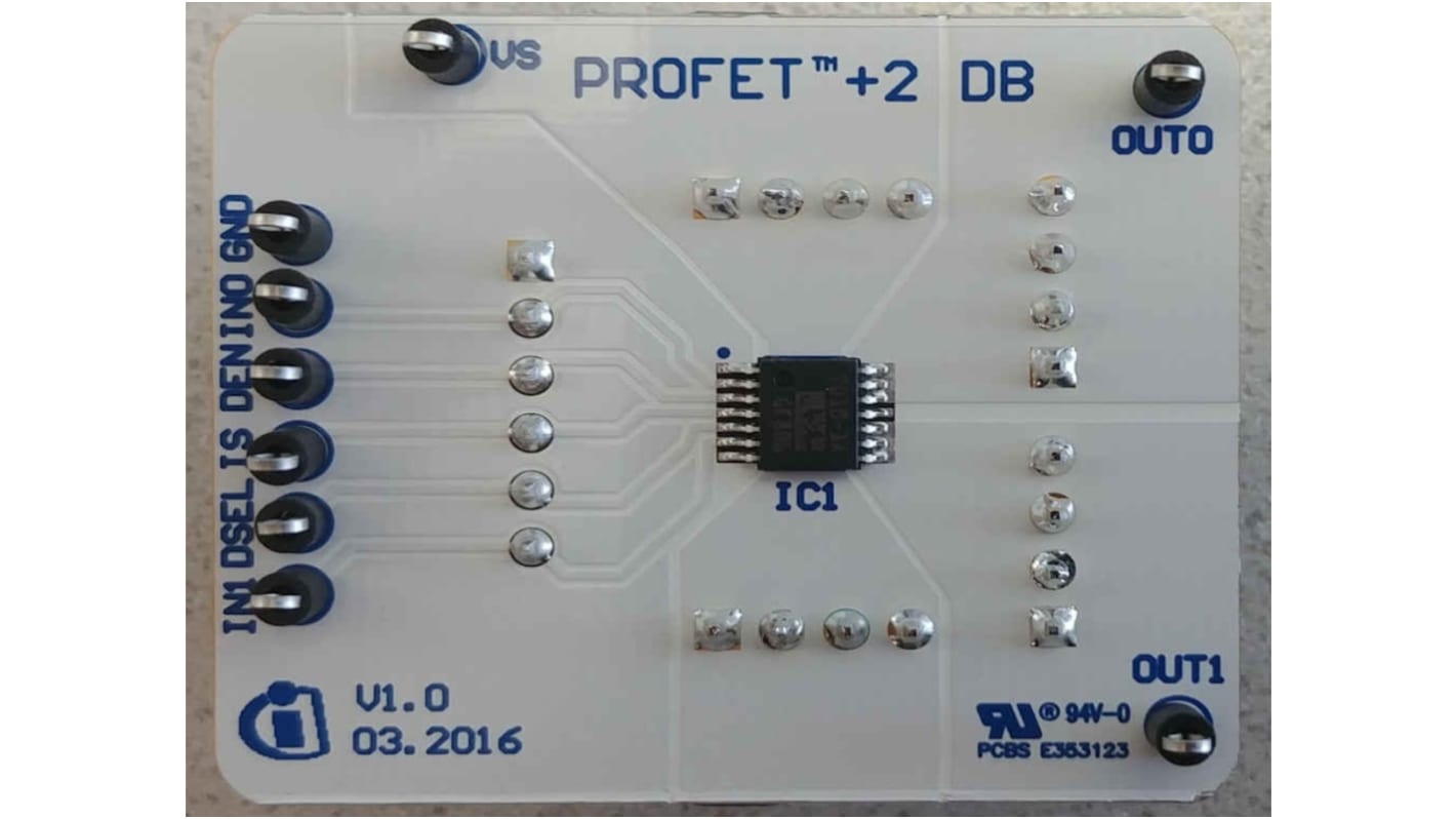 Infineon BTS7030-2EPA Evaluierungsplatine, BTS7030-2EPA DAUGH BRD Evaluierungsplatine