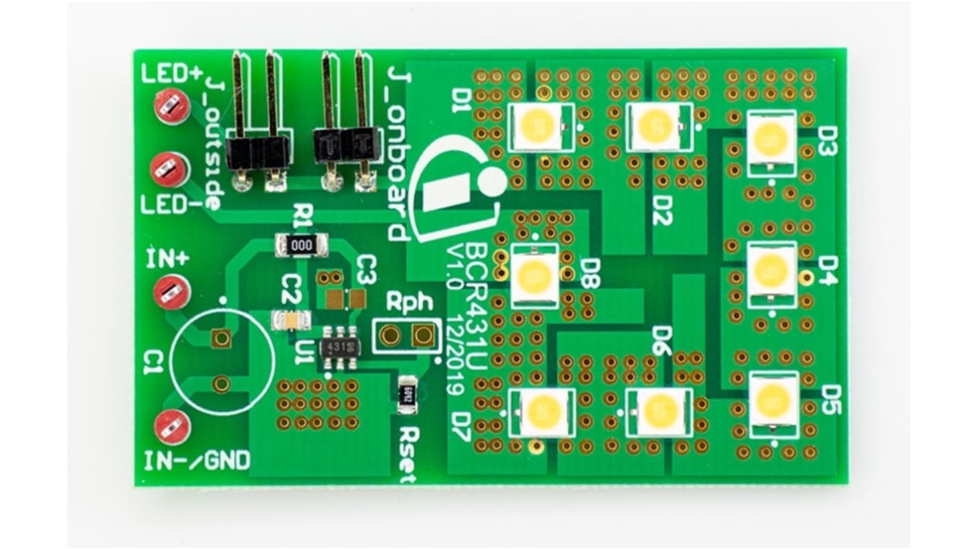 Płytka demo Infineon Sterownik LED Płyta demonstracyjna Oświetlenie LED, oświetlenie