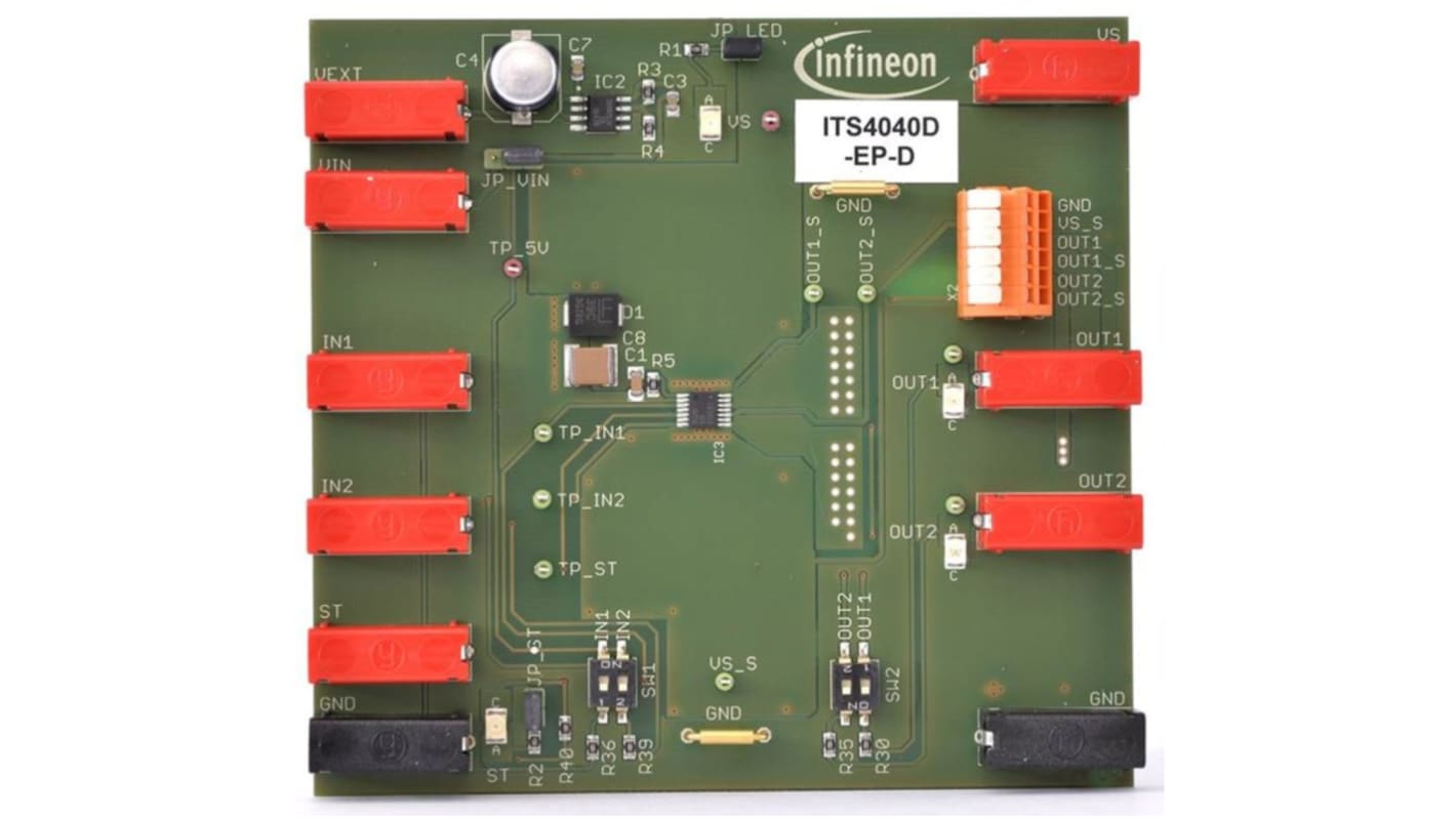 Infineon ITS4040D Evaluierungsplatine, DEMOBOARD ITS4040D Evaluierungsplatine