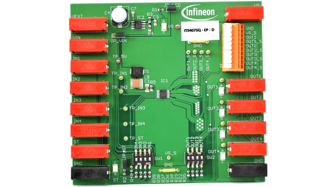 Infineon ITS4075Q Evaluierungsplatine, DEMOBOARD ITS4075Q Evaluierungsplatine