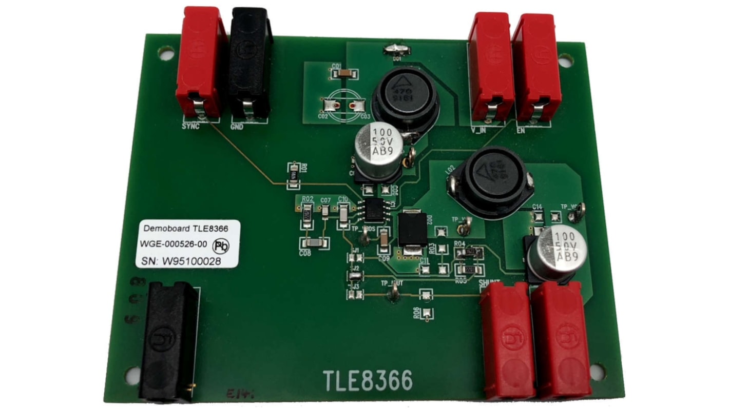 Infineon TLE8366 Demoplatine, DEMOBOARD TLE8366EV DC/DC-Konverter