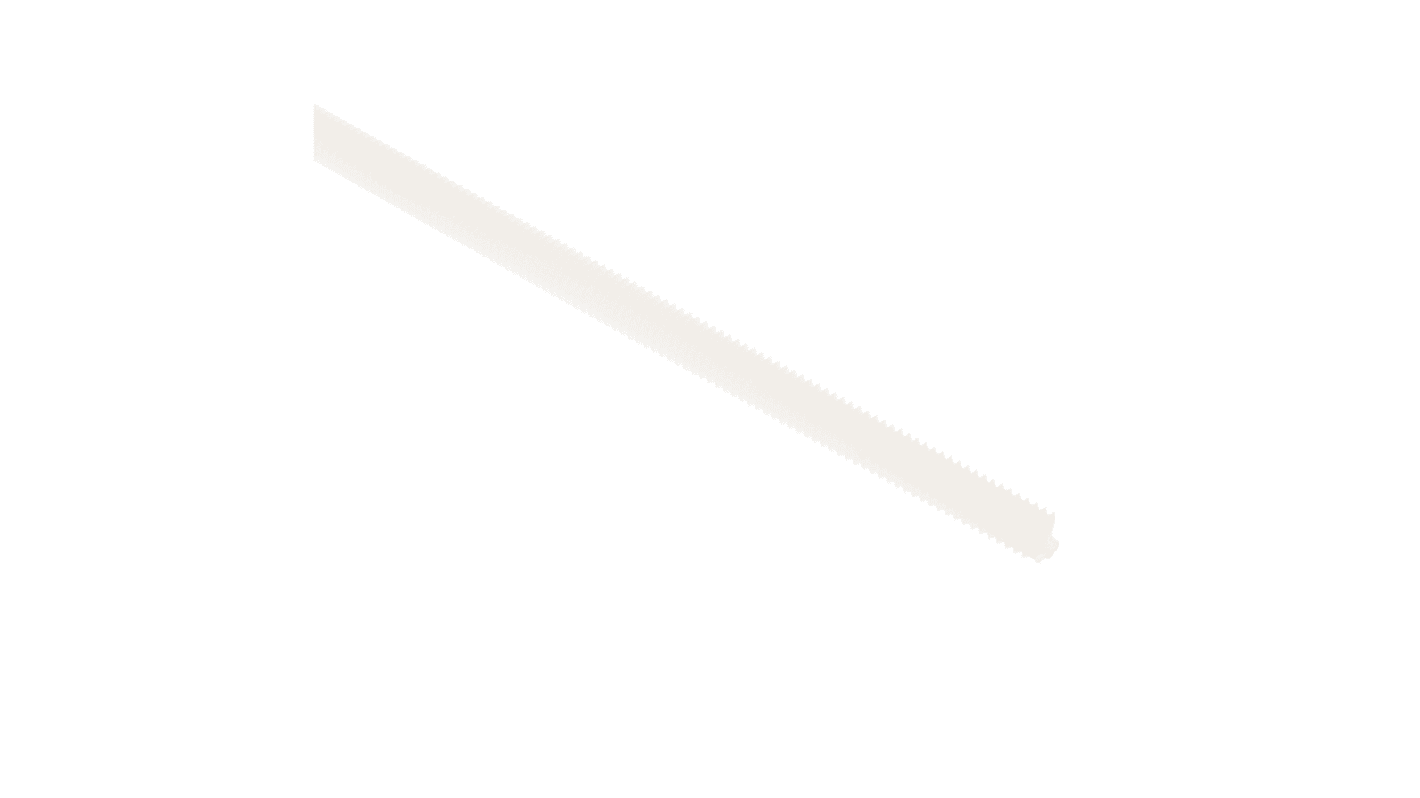 RS PRO Plain Nylon Threaded Rod, M6, 1m RS