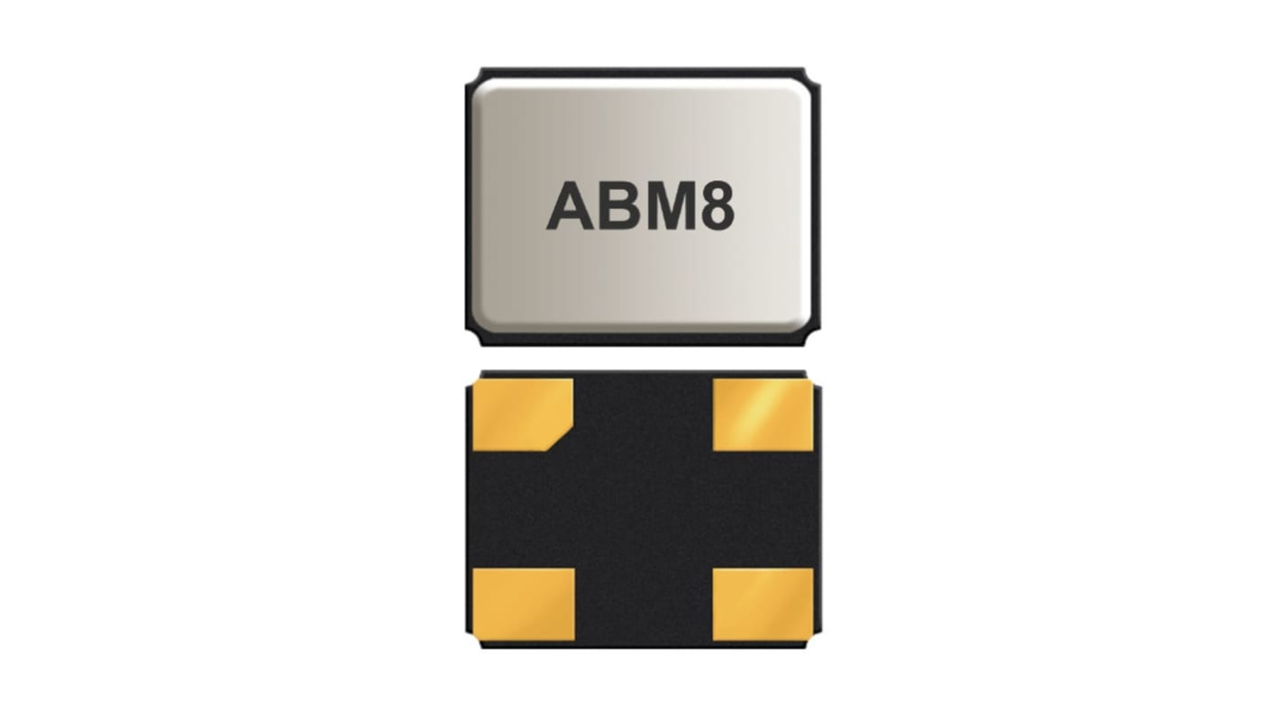 Abracon 24MHz Quarz, Oberflächenmontage, 20ppm, 18pF, SMD