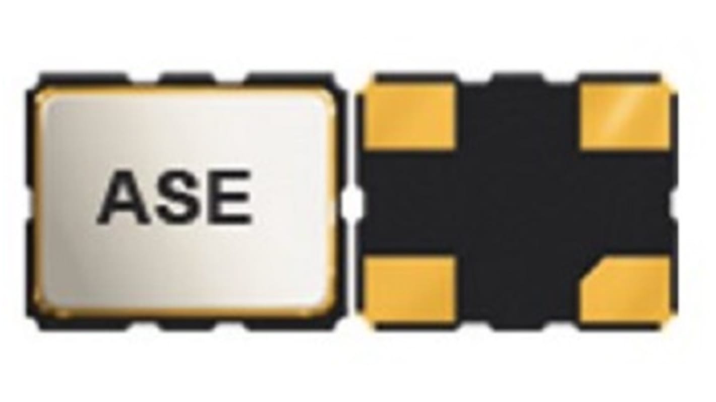 Abracon, 18.432MHz Crystal Oscillator Oscillator, 50ppm CMOS SMD ASE-18.432MHZ-LC-T