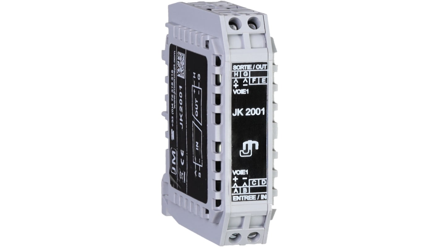 JM CONCEPT 1 Channel Galvanic Barrier, Loop Powered Isolator, Current Input, Current Output