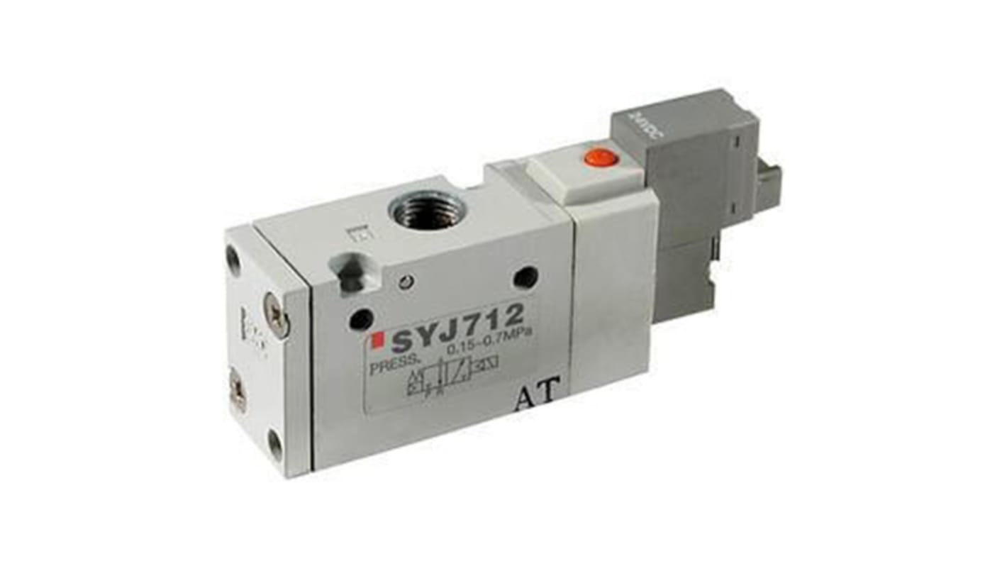 SMC SYJ Magnetventil 1 Oberflächenmontage, Elektromagnet-betätigt