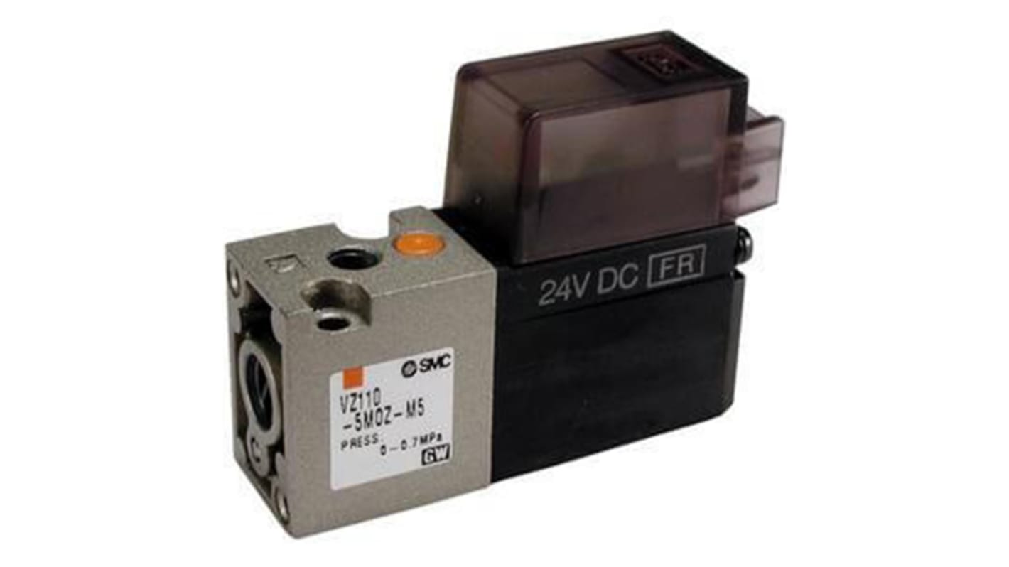 SMC Solenoid Valve - Solenoid Metric M5 VZ110 Series