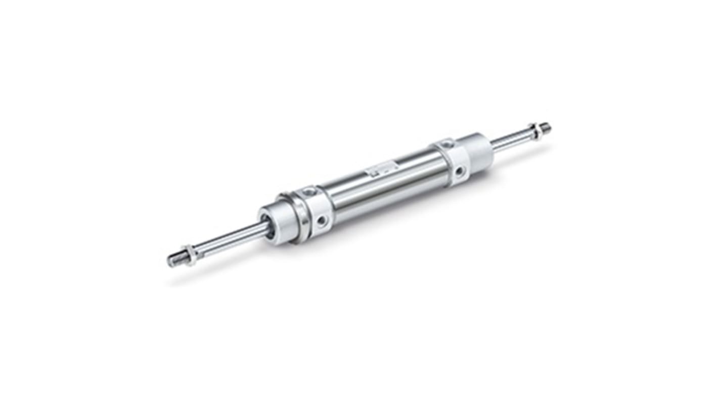 SMC Pneumatic Cylinder - 10mm Bore, 25mm Stroke, CD85 Series, Double Acting