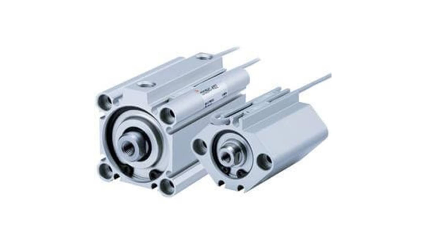 SMC Pneumatic Cylinder - 12mm Bore, 10mm Stroke, CQ2 Series, Double Acting