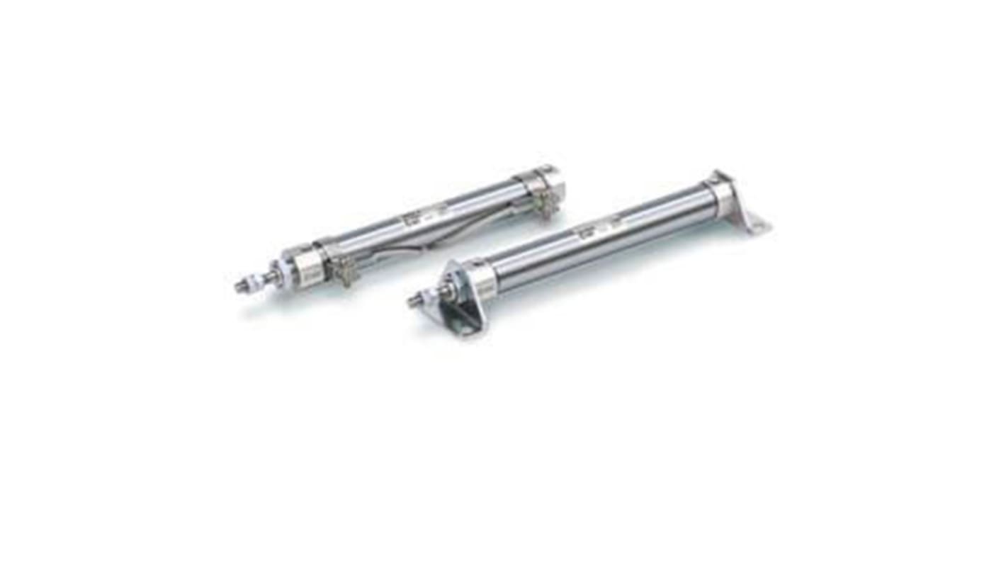 SMC Pneumatic Cylinder - 16mm Bore, 15mm Stroke, CJ2 Series, Double Acting