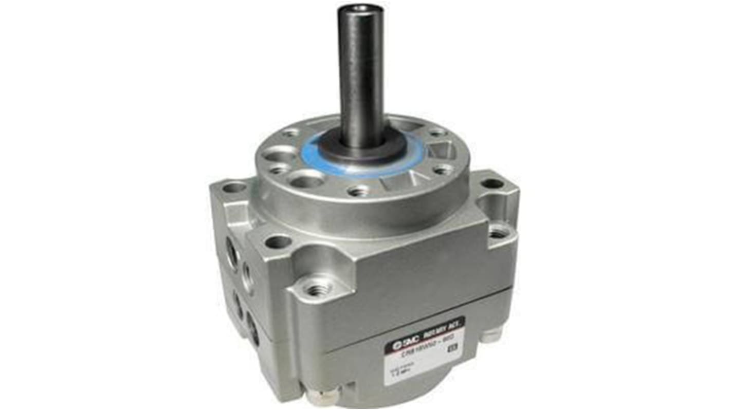 SMC CRB1 Series Pneumatic Rotary Actuator, 180° Rotary Angle, 80mm Bore
