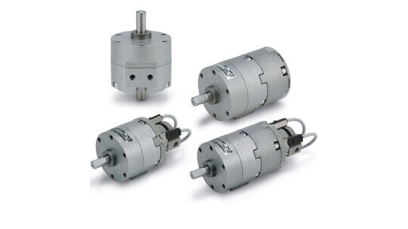 SMC CRB2 Series Pneumatic Rotary Actuator, 180° Rotary Angle, 15mm Bore