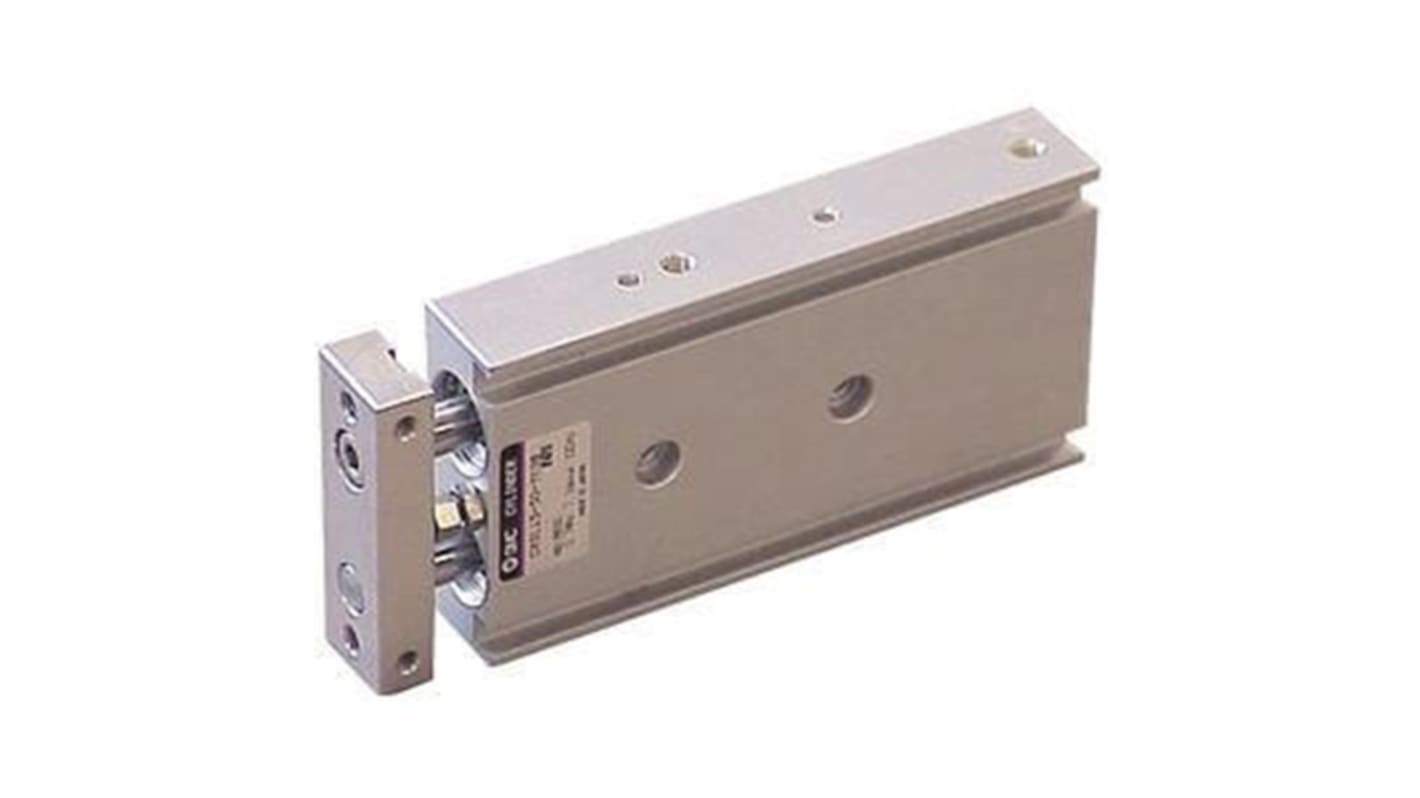 SMC Pneumatic Guided Cylinder - 10mm Bore, 20mm Stroke, CXSL Series, Double Acting