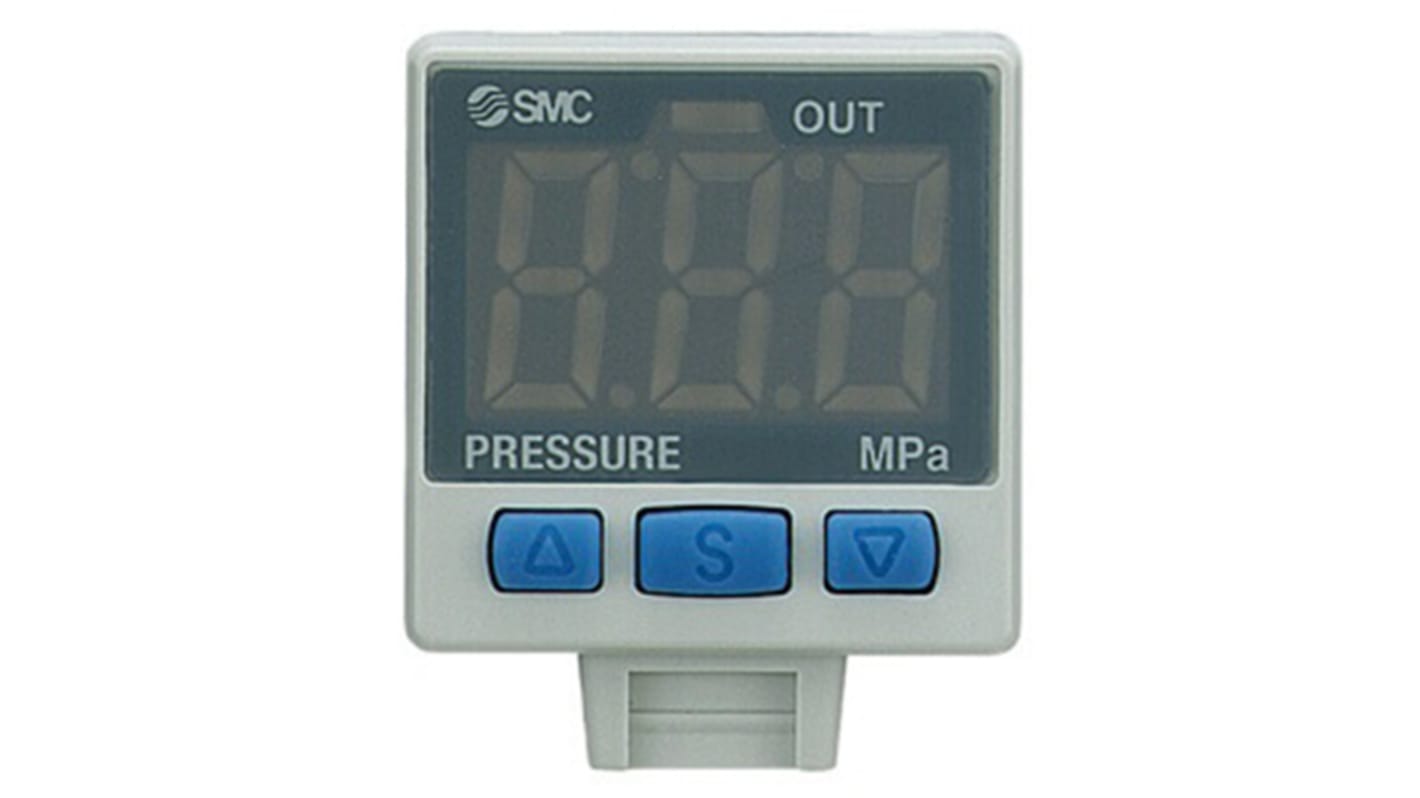 SMC Drucksensor, 0bar bis 1 bar