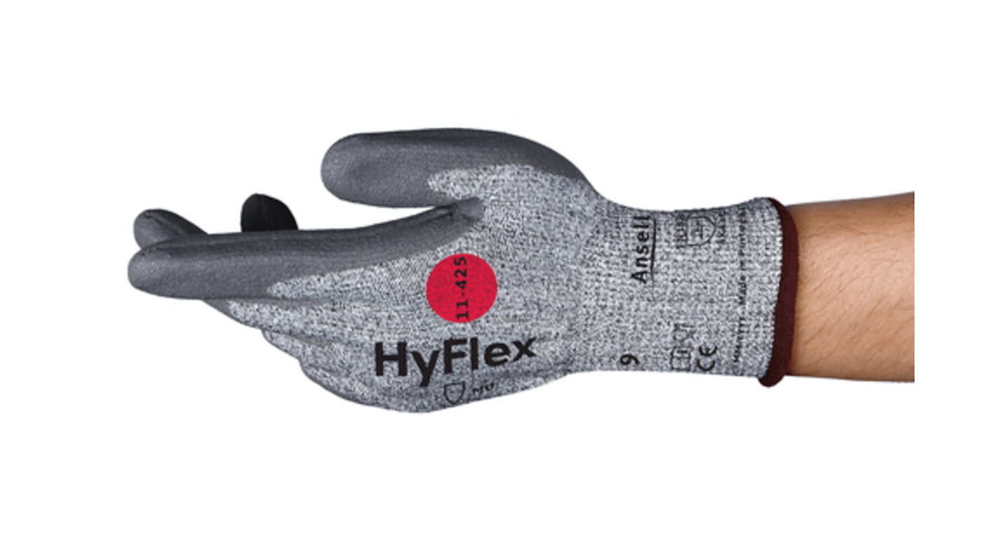 Gants de manutention Ansell HyFlex taille 10, XL, Résistant à l'abrasion, Résistant aux coupures, Sans DMF, Protection