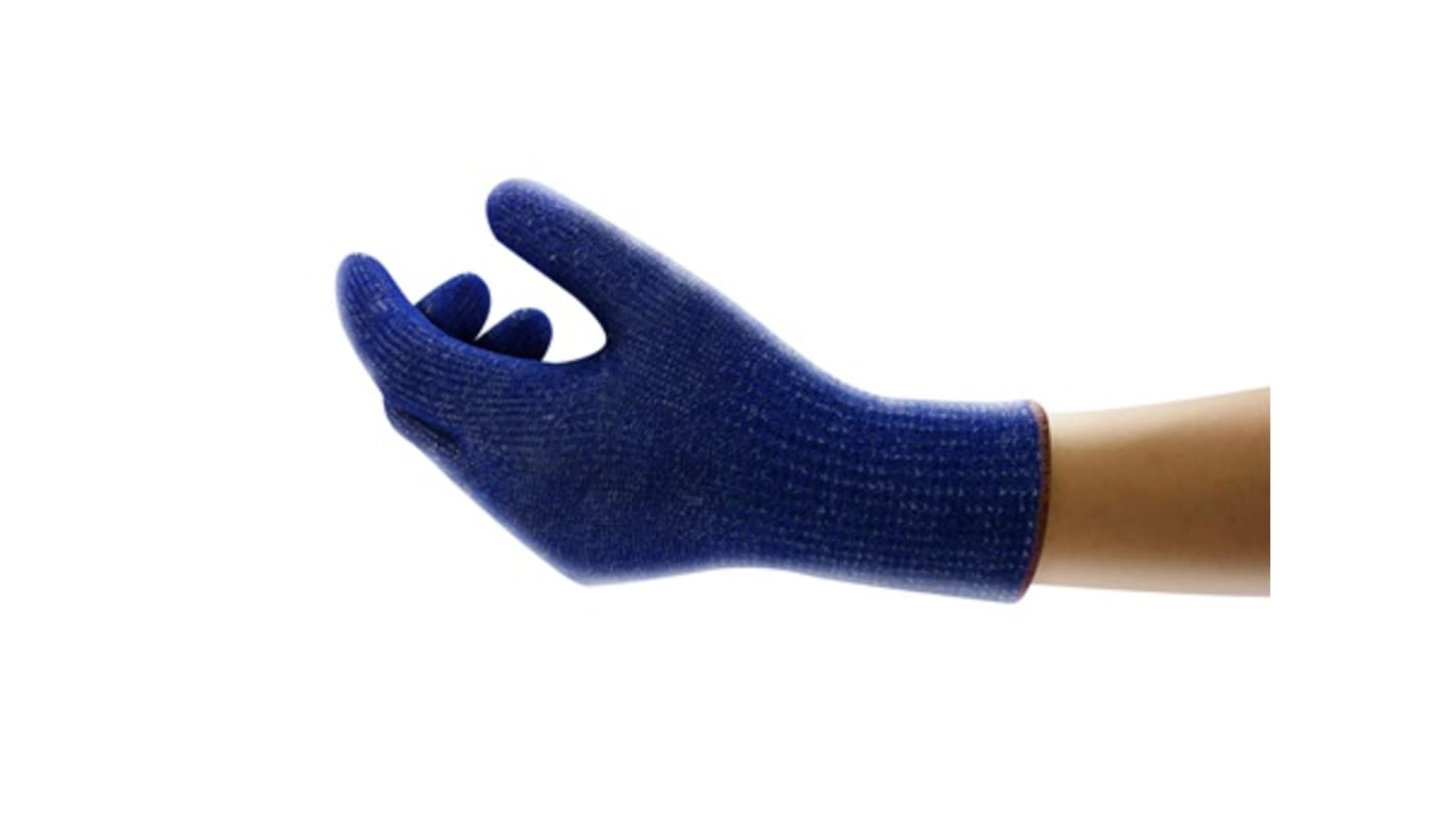 Gants de manutention Ansell HyFlex taille 7, Résistant aux coupures, Protection mécanique, Bleu