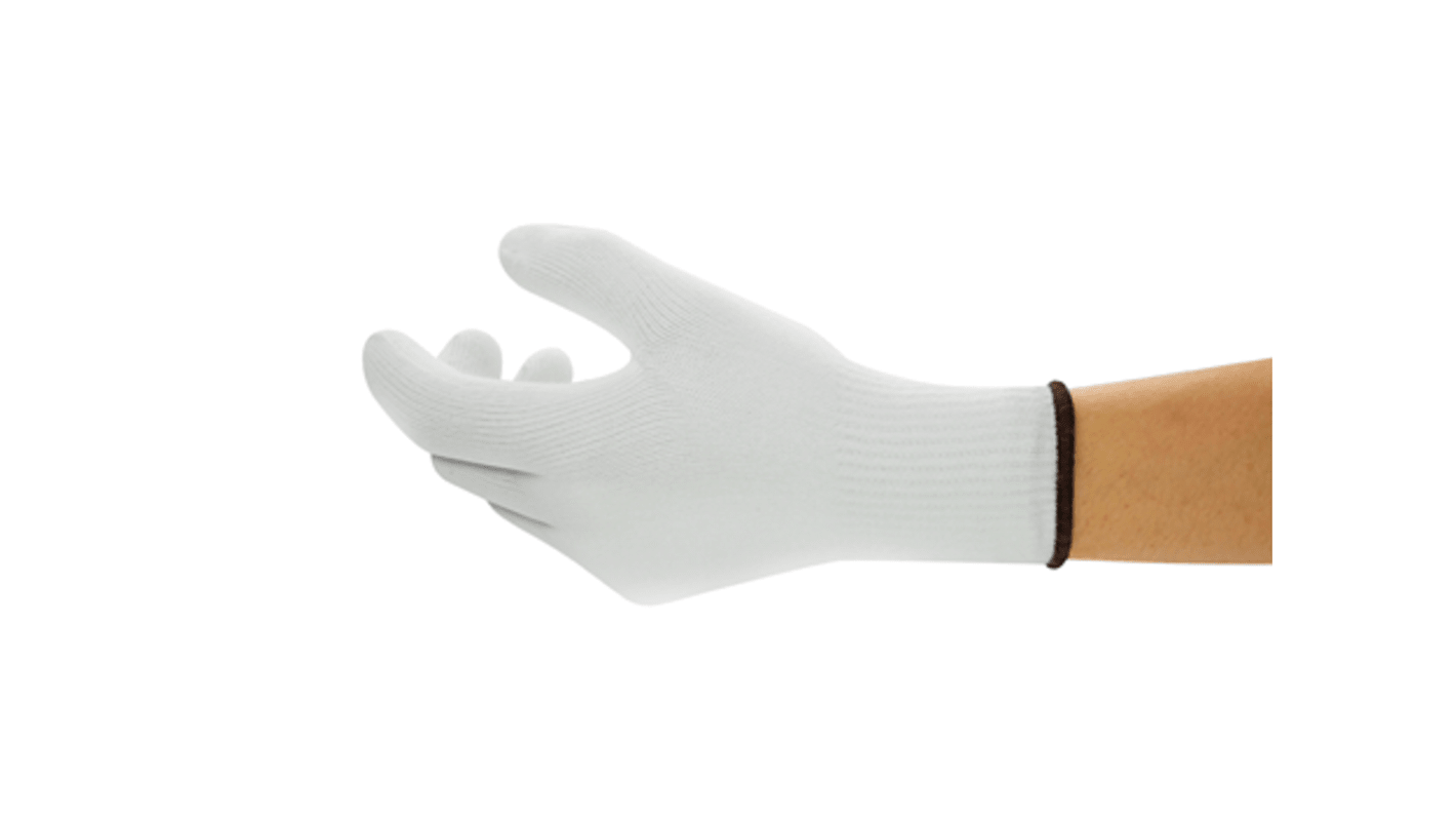 Ansell ActivArmr White Polyester Thermal Work Gloves, Size 7