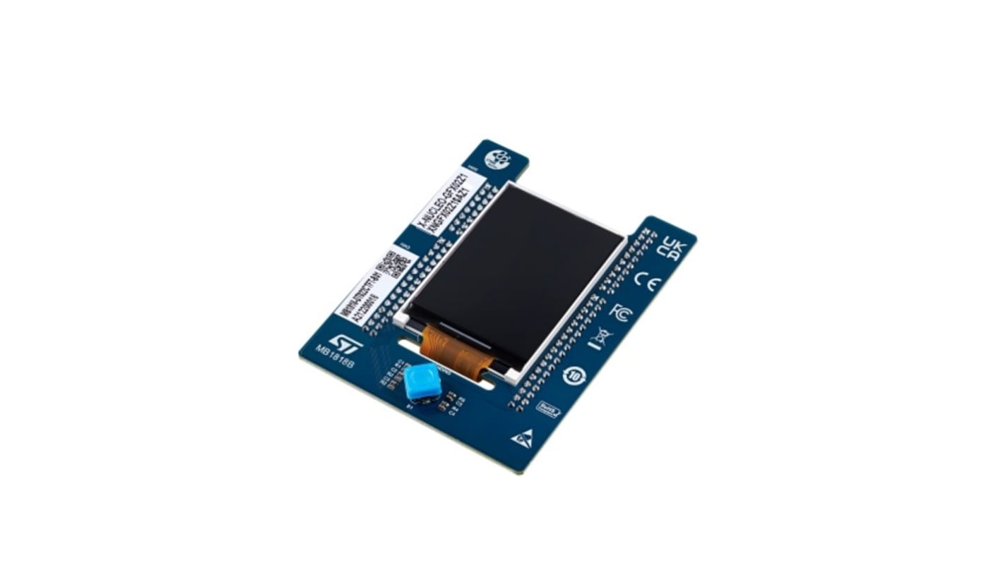 STMicroelectronics X-NUCLEO-GFX02Z1, Display Expansion Board for STM32 Nucleo-144 2.2in TFT Expansion Board With Zio