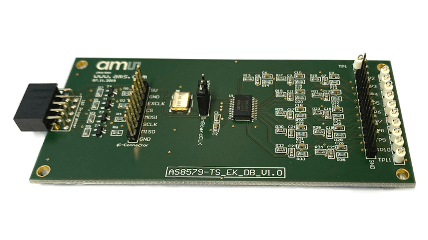 Placa de demostración ams OSRAM AS8579-TS_EK_DB - AS8579-TS_EK_DB, para usar con AS8579
