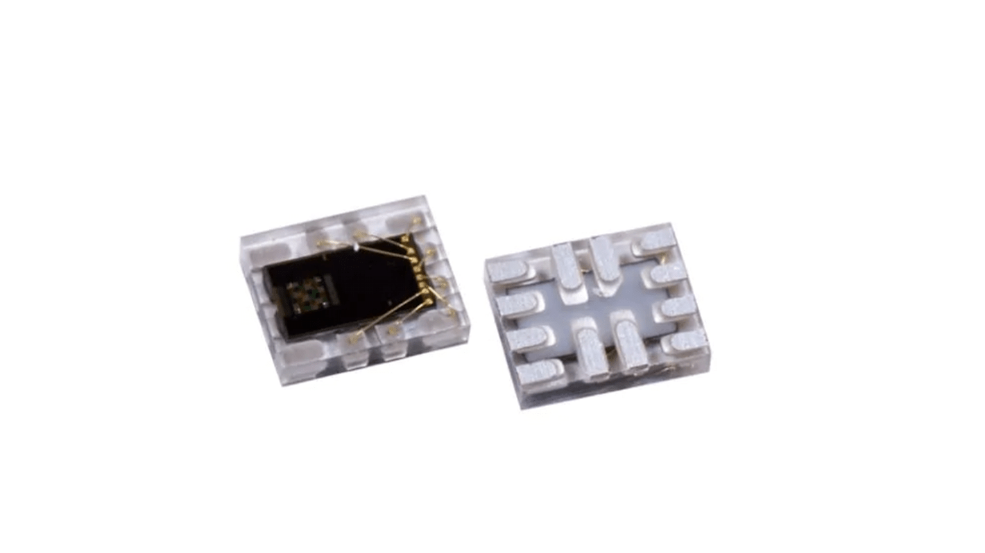 ams OSRAM Farb- & Lichtsensor, Umgebungslicht, Farbiges Licht, 465 nm, 525 nm, 615 nm, SMD, I2C, 12-Pin, QFN