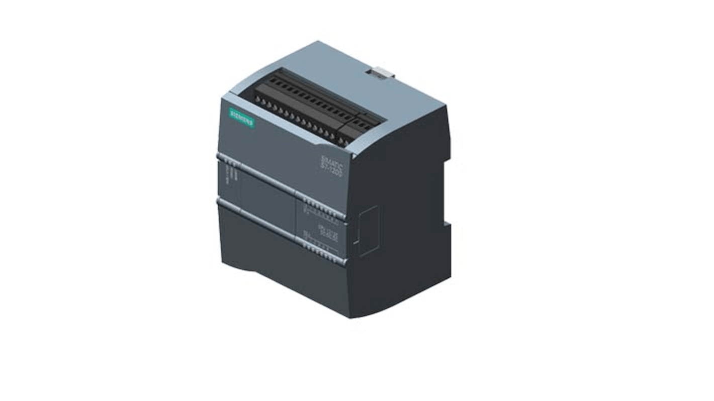 Siemens SIPLUS S7-1200 CPU 1214C Series PLC CPU for Use with SIPLUS S7-1200, Relay Output, 10-Input, Analog Input