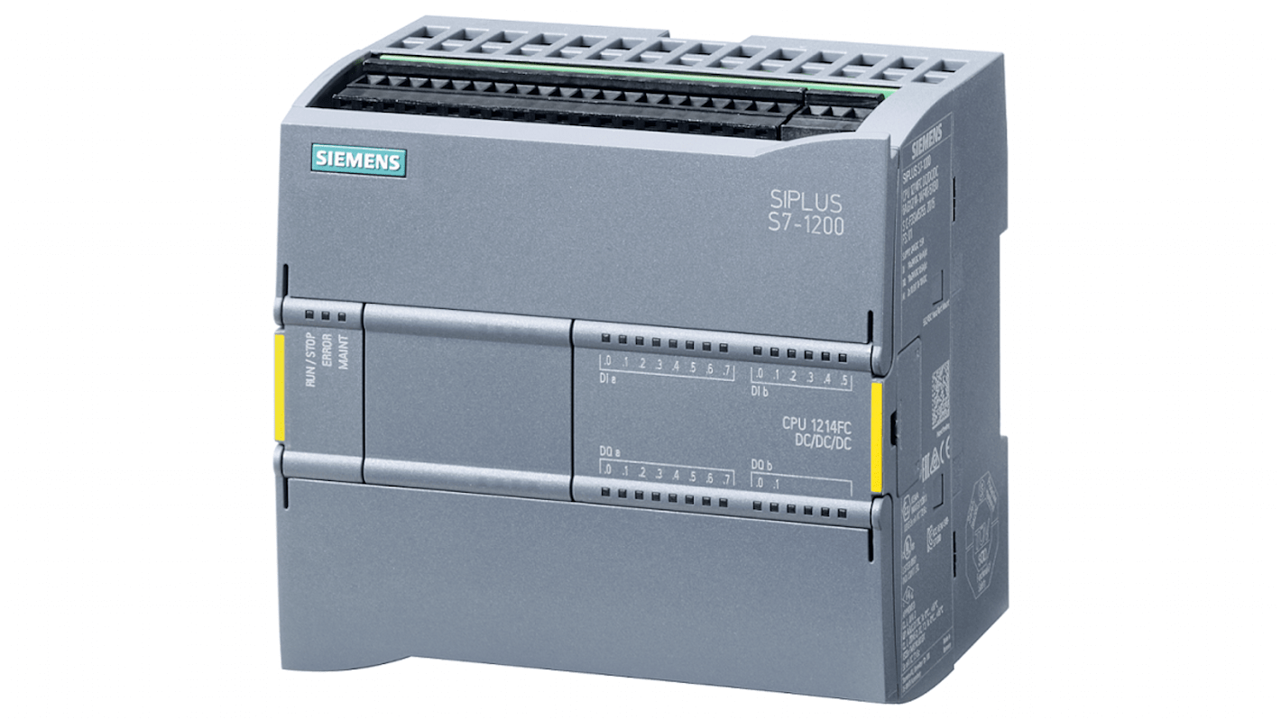 CPU PLC Siemens SIMATIC S7-1200F, ingressi: 16, uscite: 10, 24 V c.c.