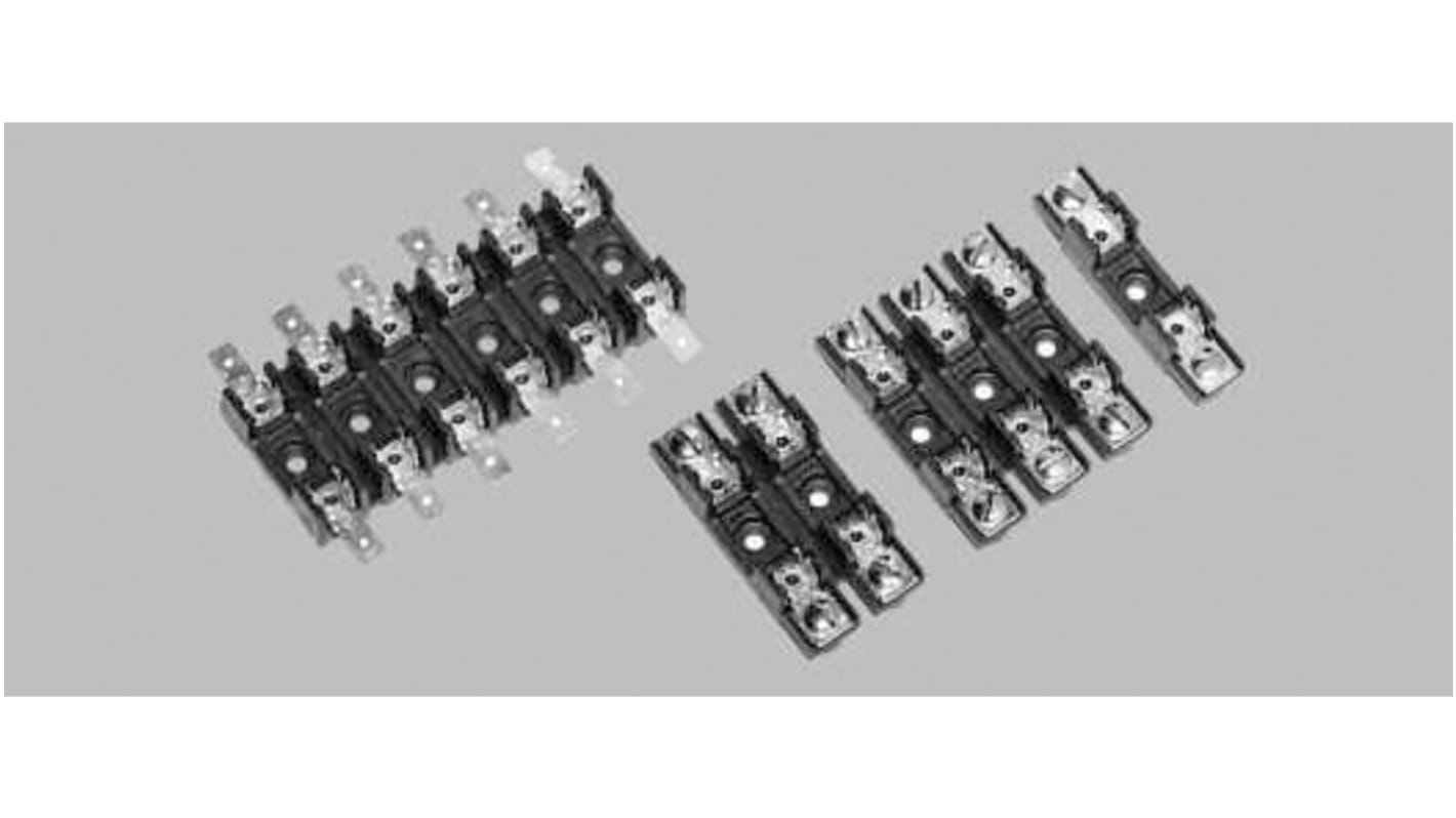 Portafusibles Eaton, tamaño 6.3 x 32mm, 21A, Montaje en Carril DIN 300V