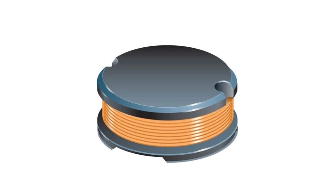 Bourns, SDR0604 Unshielded Wire-wound SMD Inductor with a Ferrite DR Core Core, 220 μH ± 20% Ferrite Core 350mA Idc