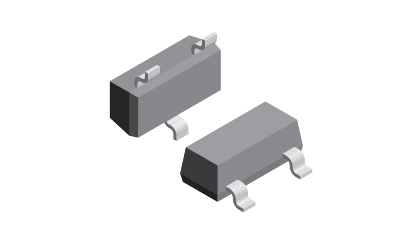 Vishay VCAN16A2-03SHE3-08, Dual-Element Bi-Directional ESD Protection Diode, 145W, 3-Pin SOT-23