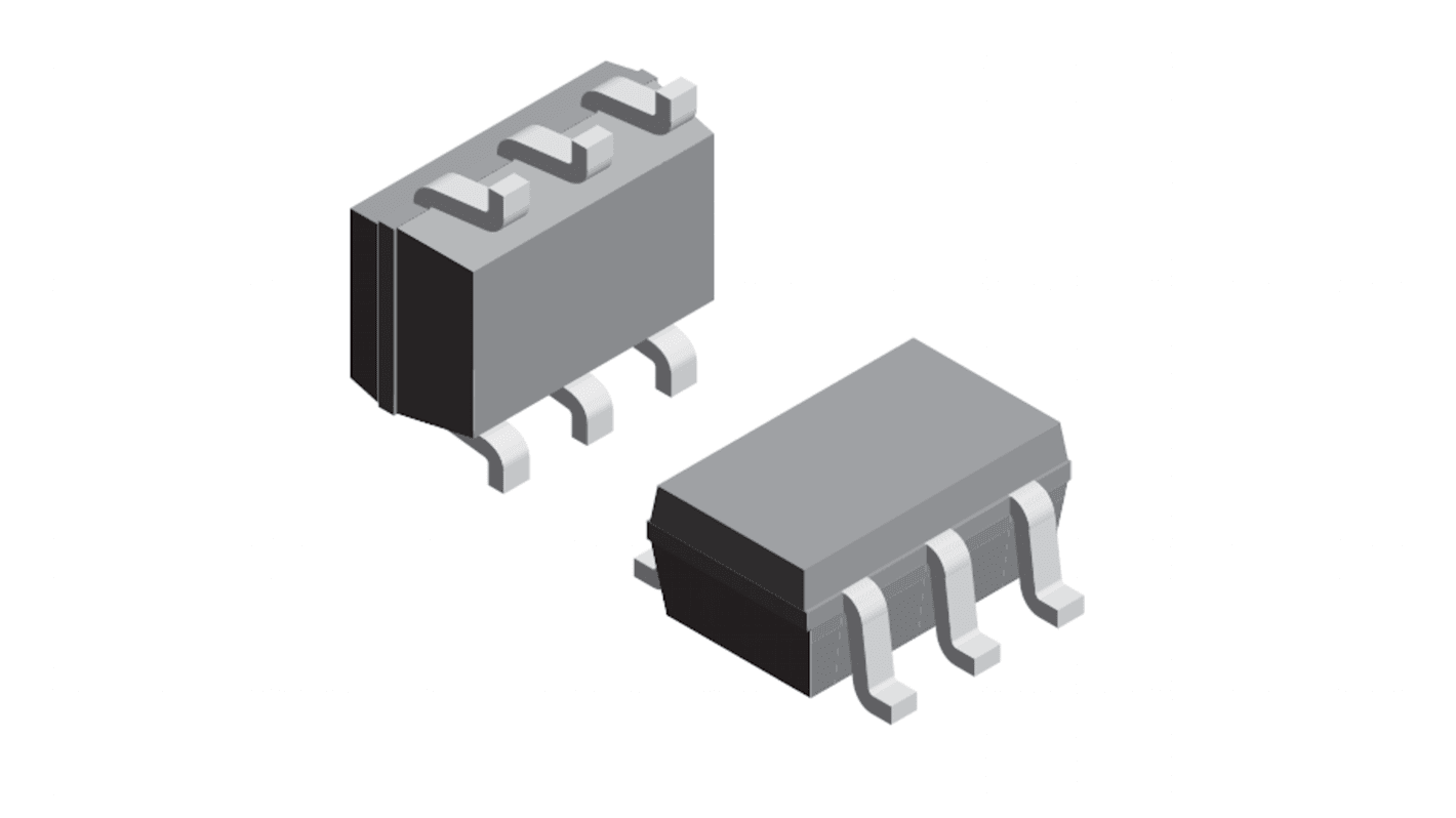 Vishay VESD05A5-06G-G3-08, Quint-Element Uni-Directional ESD Protection Diode, 100W, 6-Pin SOT-363